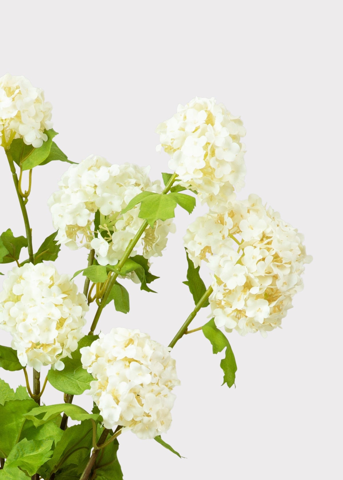 Fake Snowball Flower Bundle in White - 31